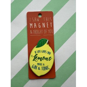 Koelkast magneet - Magnet - Gin & Tonic - MA145