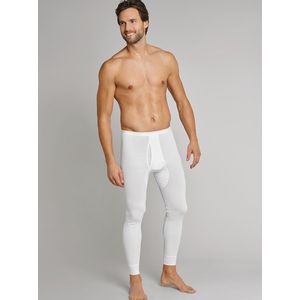 Schiesser - Lange Onderbroek - Wit - Original Doppelripp