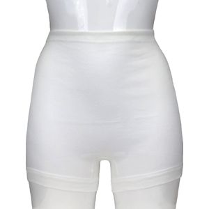 5-pack Dames Panty Slip Schöller 100% katoen Wit - maat 44 ( XXL)