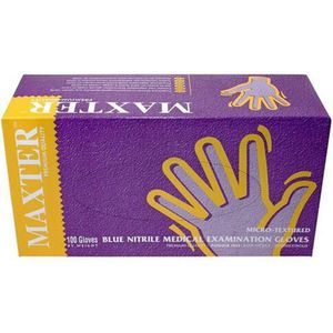 Maxter blue nitrile handschoenen poedervrij - XL
