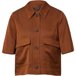 comma - Indoor-Jacke - Korte Jas - Glanzende Linnen-Viscosemix