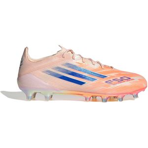 adidas F50 Sparkfusion Elite Low Veterloze Voetbalschoenen - Oranje Blauw - Dames