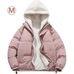 Bovista Parka Heren - Winterjas - Sherpa - Voor Heren - Jas - Winter - Volwassen - Extra Zacht - Roze - Maat L