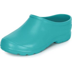 Ladeheid Unisex Clogs Tuinklompen - Tuinschoenen - Lichte - Dames - Heren - Turkoois 6706 - 36 - LA-DW-Xclap