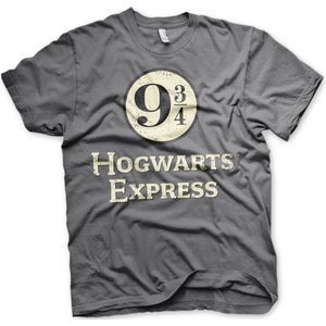 Harry Potter Hogwarts Express Platform 9-3/4 T-Shirt Dark-Grey-S