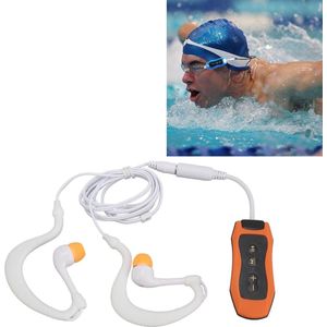 Hydrodynamische Waterdichte MP3-speler met Oortelefoon 8 GB IPX8 - Oplaadbaar - Zwemmen Duiken Hardlopen - Uitstekend Geluid .