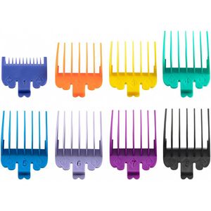 Activeshop Pro Line – Tondeuse Opzetkammen Set – 8 Maten – Eenvoudige Bevestiging – Inclusief Opberghouder