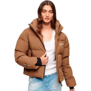 Superdry Boxy Pufferjack Bruin XS Vrouw