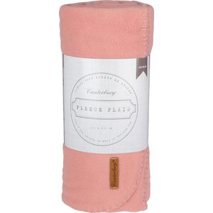 Canterbury Plaid Fleece - Cozy - Roze - 150x130 cm