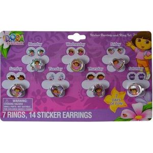 Nickelodeon - Dora the Explorer - Uitdeelcadeautjes - Traktatie cadeautjes | 6 sets