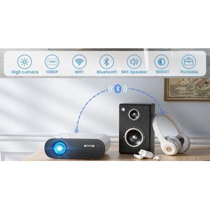 K5 Wifi Bluetooth draagbare projector video beamer