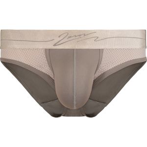 2EROS AKTIV Boreas Brief String Brown - MAAT S - Heren Ondergoed - Slip voor Man - Mannen Brief
