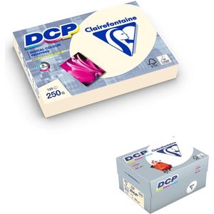Clairefontaine Printpapier - DCP - A4 - 250 g - Ivoor Wit - 125 vel - 5 pakken