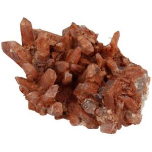 Bergkristal rood ruw 10-30 gram