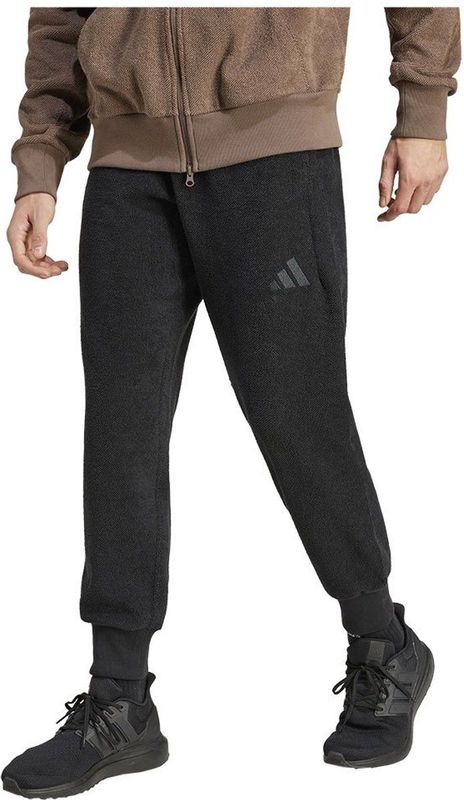 Adidas - Elevated All Szn Terry Loop - Joggers - Katoen - Zwart