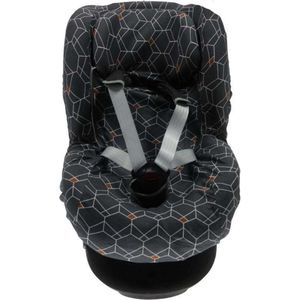 Briljant Baby - Autostoelhoes met Rugsteun 1+ Interlock - Deco - Antraciet