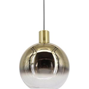 Manuel Hanglamp goud 20cm glas goud/helder - Industrieel - Artdelight