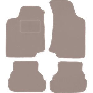 Beige veloursmatten voor: Volkswagen Golf III cabrio, hatchback, stationwagen (1993-2002)
