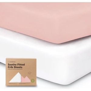 Baby Fitted Sheets 70x140 - baby bedding fitted sheet, 2 pieces bed sheet baby bed, fitted sheet, children's bed, fitted sheet for baby beds, cotton sheet, children's bed (pink)
