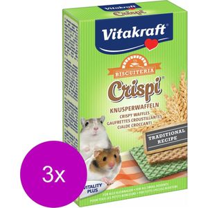 Vitakraft Knaagwafels Hamster - Knaagdiersnack - 3 x 10 g