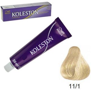 Wella Koleston Haarverf – 11/1 Licht Asblond – Professionele Permanente Haarkleuring 50 ml