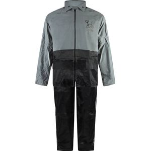 C-Line Regenpak met Capuchon - Reflecterende Jas - Nieuw Model - Kinder maat 110/116