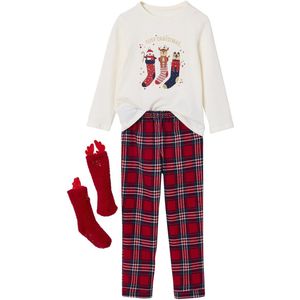 Vertbaudet Kerstkoffer pyjama en sokken voor meisjes