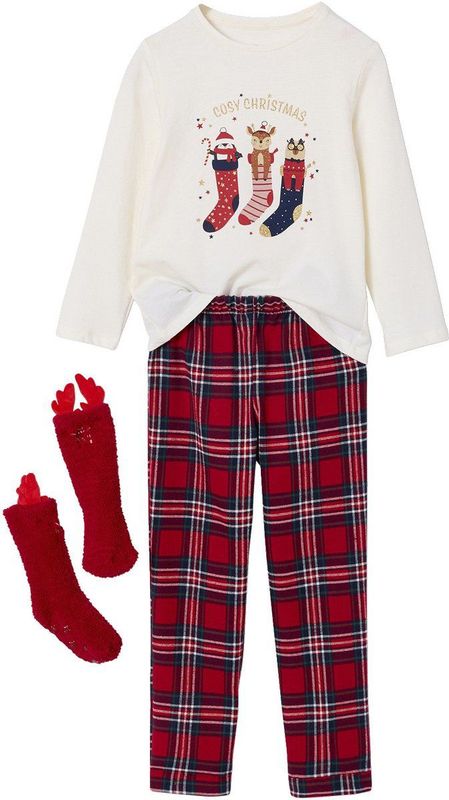 Vertbaudet Kerstkoffer pyjama en sokken voor meisjes
