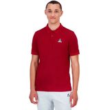 Le Coq Sportif - Ess N°1 - Poloshirt - Rood - Korte Mouwen