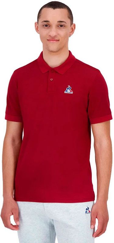 Le Coq Sportif - Ess N°1 - Poloshirt - Rood - Korte Mouwen