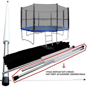 Paal of buis incl. foam voor trampoline veiligheidsnet - universeel - voor trampolines Ø 366-396-430 cm - 1 stuks