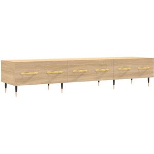 VidaXL TV-meubel 150x36x30 cm - Bewerkt Hout - Sonoma Eikenkleurig