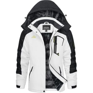 Warme winterjas voor dames met afneembare capuchon en winddichte bescherming