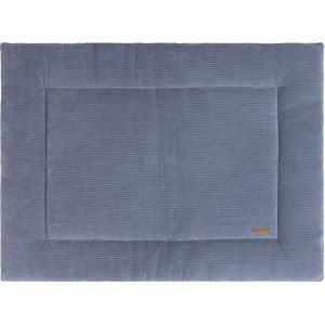 Baby's Only Boxkleed Sense - Parklegger - Speelkleed - Vintage Blue - 75x95 cm - Zachte rib corduroy stof - Extra dik - Boxmatras - Tweezijdig te gebruiken