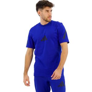 Adidas - Z.N.E - T-shirt - Zwart - 100% Katoen, UPF Bescherming, Gerecycled Materiaal