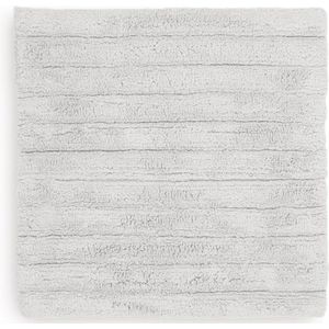 Zachte Bidetmat Veerle Grijs | 60x60 | Sneldrogend En Vochtabsorberend | Anti-Slip Met Noppen