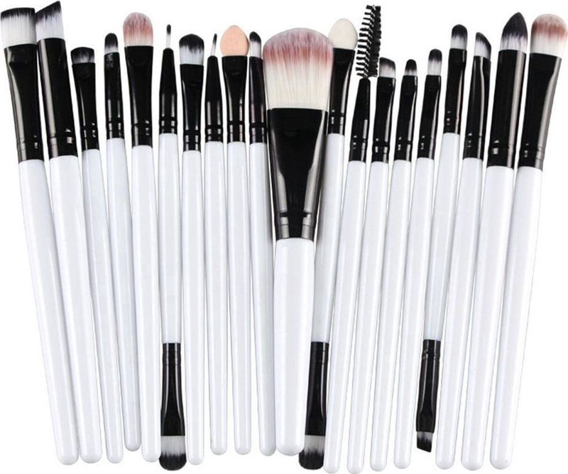 Make-up Kwasten Set - 20 Stuks - Synthetische Vezels - Cruelty Free