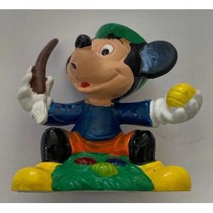 Disney Mickey Mouse verft paaseieren (+/-5cm), merk : Bullyland.