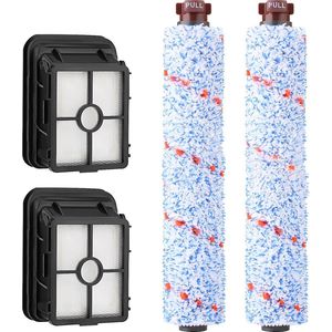 Stofzuiger Borstelrol - HEPA filter - 4 Stuks - Geschikt Voor Bissell Crosswave 17132/2225N/1785/1866F/1868F/1926/2303/2306A/2306/23062/23068 - Vervangende onderdelen
