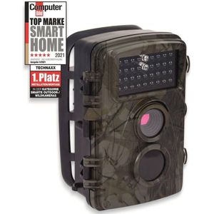 Equivera Wildcamera voor Buiten - Wildcamera met Nachtzicht - WiFi - Hoge Resolutie - Waterdicht - Wild Camera - Premium