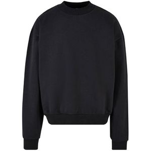 Build Your Brand - Ultra Heavy Crewneck Sweater - Black maat XS