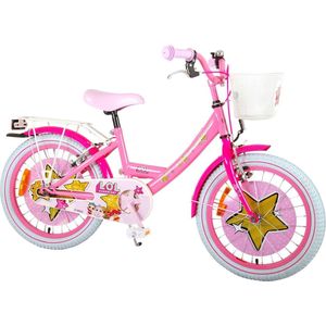 LOL Surprise Kinderfiets - Meisjes - 18 inch - Roze - Twee handremmen