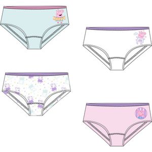 Peppa Pig onderbroekjes - set van 8 stuks - Katoen - Happy - Maat 110/116