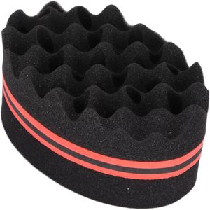 Allecto plus - Haarsponzen, Krul Krulsponsborstel voor Mannen en Vrouwen, Golvend Schuimhaar, Verschillende Maten - Ideaal voor Lang en Kort Haar - 1 Stuk