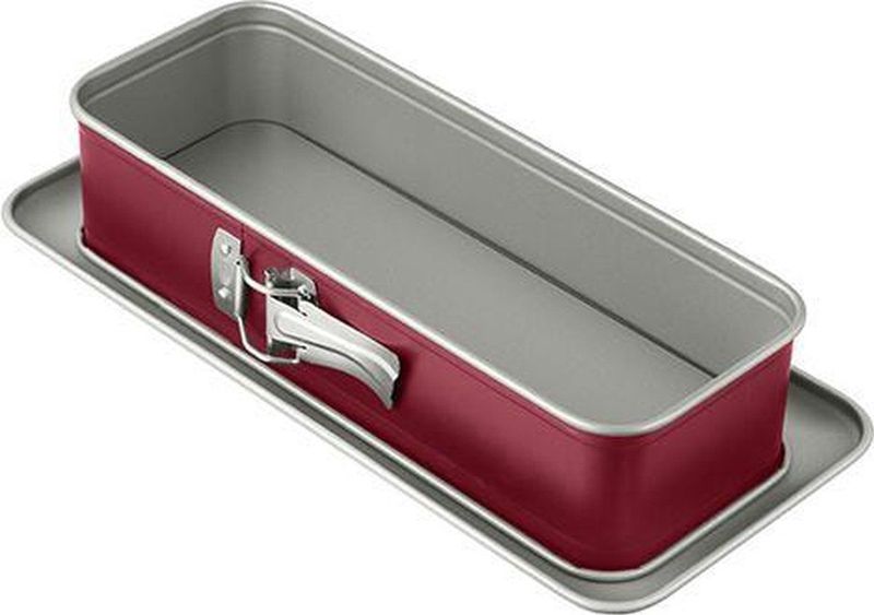 Dr.Oetker - 2479 - Bakvorm - Bordeaux - Roestvrij Staal, Opklapbaar, 30 x 12 cm