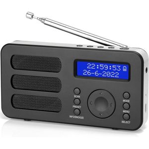 Wekkerradio DAB Plus - Digitale Klok - Dementieklok