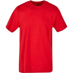 Build your Brand Basic Round Neck T-Shirt BYBB010 - CITY RED - 5XL