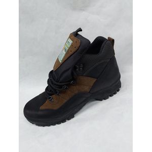 MEPHISTO WALKLAND / mannen veterschoenen / zwart - bruin / maat 44.5 (10.5)