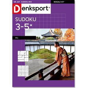 Denksport Puzzelboek Sudoku 3-5* mix, editie 207