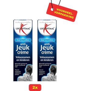 Lucovitaal Anti-jeuk crème - Anti-jeukcrème - 2x50 ml voordeelverpakking